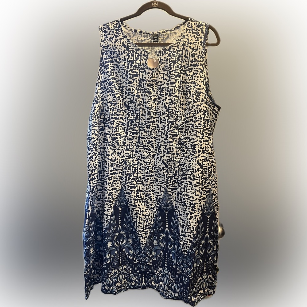 NWT 4X Pencil Style Sleeveless Dress